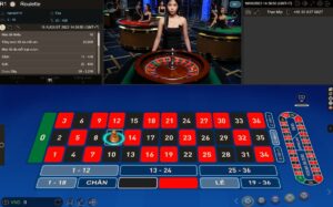 Bàn chơi Roulette tại W88